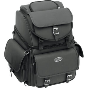 Saddlemen satulalaukku BR3400EX 55,7L, musta (Combination Backrest, Backseat, and Sissy Bar Bag)