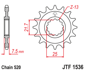 JT ETURATAS 16-hampainen, JTF1536.16