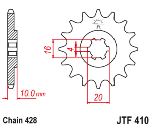JT ETURATAS 15-hampainen, JTF410.15