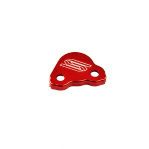 Scar Rear Brake Reservoir Cover - Honda Red color