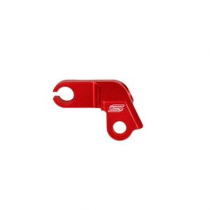 Scar Clutch Cable Guide - Honda Red color