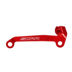 Scar Clutch Cable Guide - kawasaki Red color