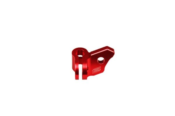 Scar Clutch Cable Guide - Suzuki Red color