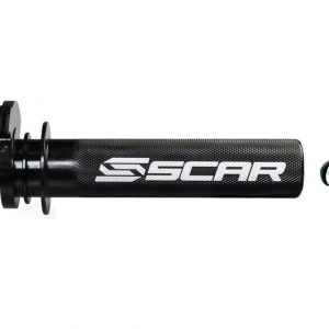 Scar Aluminum Throttle Tube + Bearing - Ktm/Husqvarna Black color