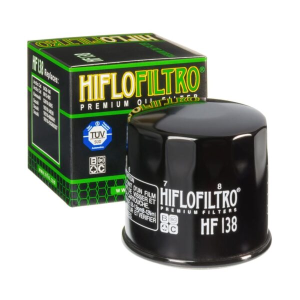 HF138 HiFlo ÖLJYNSUODATIN, Suzuki, Kawasaki, Arctic Cat, Cagiva