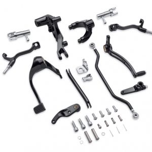 REAR SET FOOT CONTROL KIT, BLK