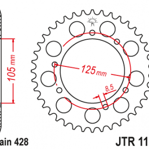 JT TAKARATAS 50-hampainen, JTR1134.50, mm. MH 10
