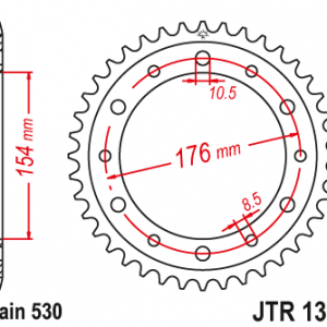 JT TAKARATAS 43-hampainen, JTR1340.43