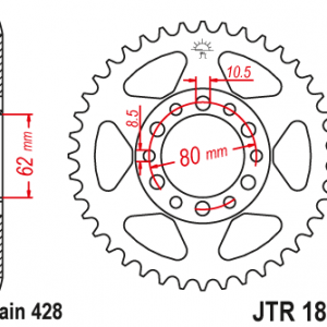 JT TAKARATAS 45-hampainen, JTR1842.45