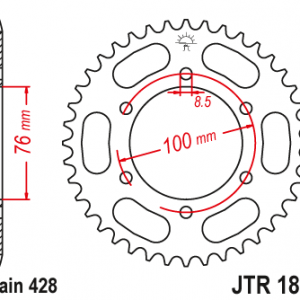 JT TAKARATAS 48-hampainen, JTR1844.48