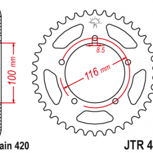 TAKARATAS 44-HAMPAINEN R464-44