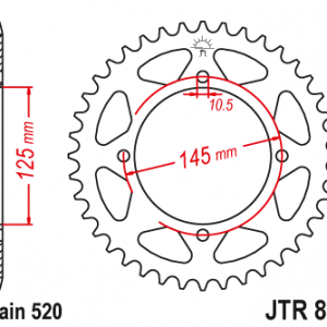JT TAKARATAS 45-hampainen, JTR857.45