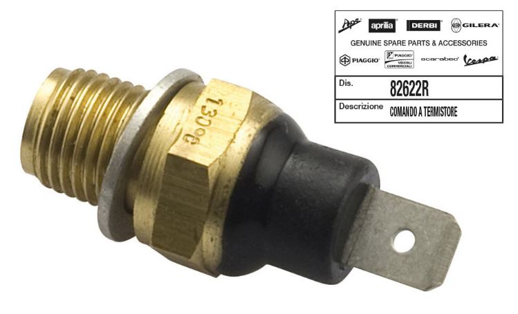 Lämpötila-anturi alkuperäinen Aprilia, Derbi, Gilera, Piaggio, Vespa skootterit