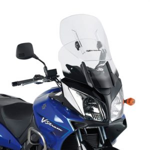 Kappa Airstream säätyvä TUULISUOJA kirkas 65 x 44 cm (K x L), Kawasaki KLV 1000 2004-09, Suzuki DL 650 V-Strom / DL 1000 V-Strom 2004-11
