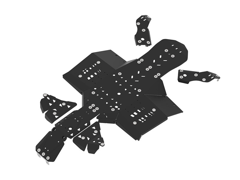 Iron Baltic Can-Am G2 Outlander MAX 650/850/1000: (2019+) Pohjapanssarisarja, muovi - Image 5