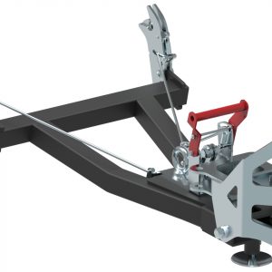 Iron Baltic Työvälineruko, etukiinnitys (kapea), V-auralle G2 1500