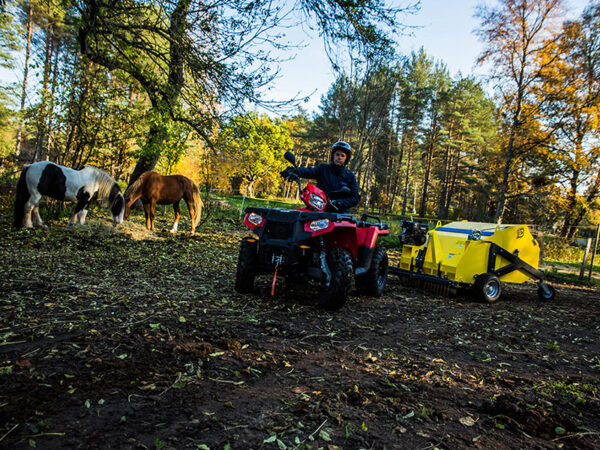 Iron Baltic Keräävä harjakone ( B&S 6,5hp ) - Image 6