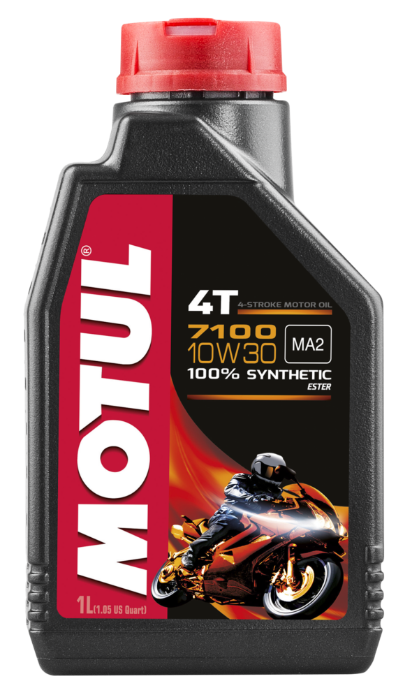 Motul 7100 4T 10W30 täyssynteettinen moottoripyöräöljy 1 litra