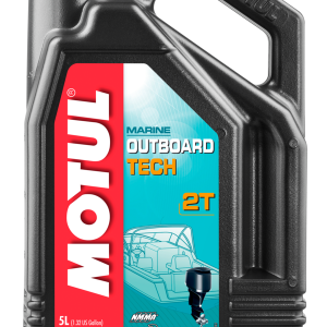 Motul OUTBOARD TECH 2T Technosynteettinen perämoottoriöljy 5 litraa
