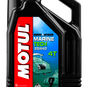 Motul MARINE TECH 4T 25W40 Technosynteettinen perämoottoriöljy 5 litraa