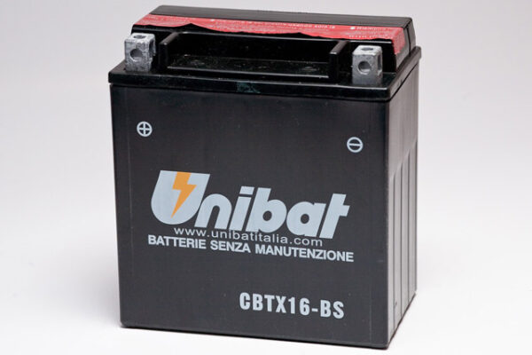Unibat CBTX16-BS AKKU AGM MF Series 12V 14Ah 230Cca 150x87x161mm