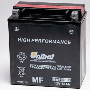 Unibat CBTX20CH-BS AKKU AGM MF Series 12V 18Ah 270Cca 150x87x161mm