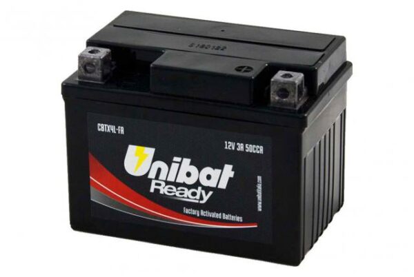 Unibat CBTX4L-FA AKKU AGM Ready Series 12V 3Ah 50Cca 114x71x86mm