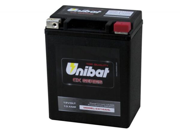 Unibat CX14AHL AKKU AGM CX Series 12V 13Ah 305Cca 134x89x164mm