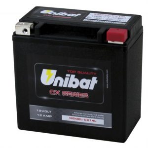 Unibat CX14L AKKU AGM CX Series 12V 12Ah 275Cca 150x87x145mm