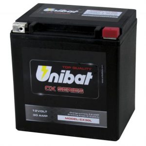 Unibat CX30L AKKU AGM CX Series 12V 30Ah 510Cca 169x131x175mm