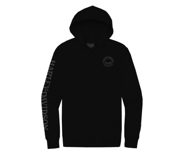HD Men's Hallmark Willie G™ Hoodie, Black Beauty2