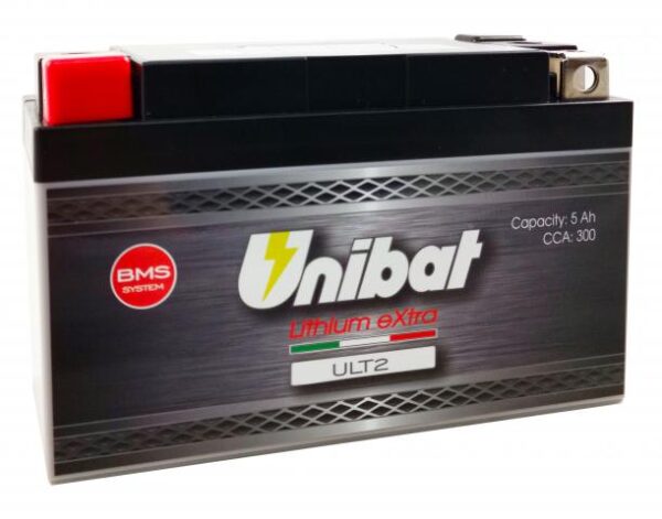 Unibat ULT2B AKKU Lithium eXtra 12V 42,24Ah 200Cca 150x65x93mm