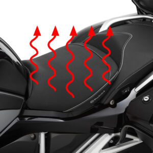 Wunderlich "AKTIVKOMFORT" rider seat with seat heating - standard - black  R 1200 RT LC (2014-)  R 1250 RT