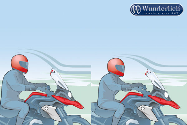 Wunderlich screen Deflector »VARIO-ERGO 3D+«  smoked grey - Image 4