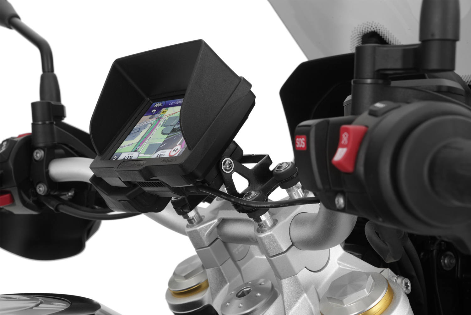 Wunderlich “ERGO” handlebar riser for models with BMW sat nav - Image 4