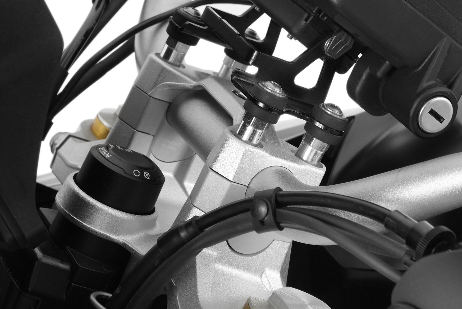 Wunderlich “ERGO” handlebar riser for models with BMW sat nav - Image 2