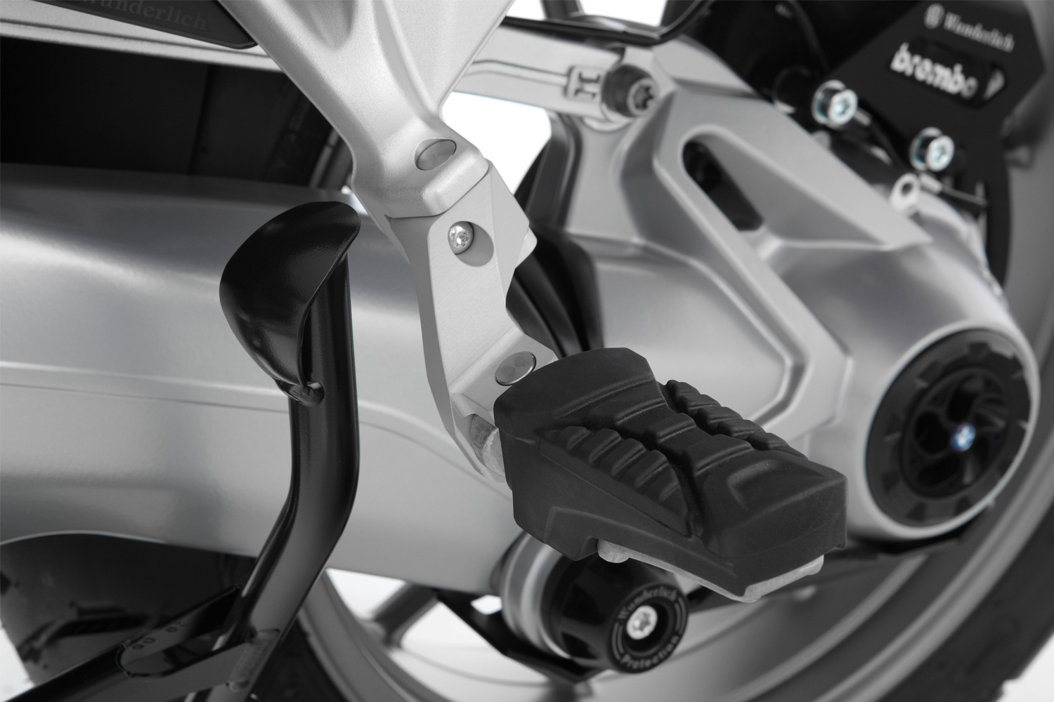 Passenger footrest relocation - silver 1200 GS LC - Image 6
