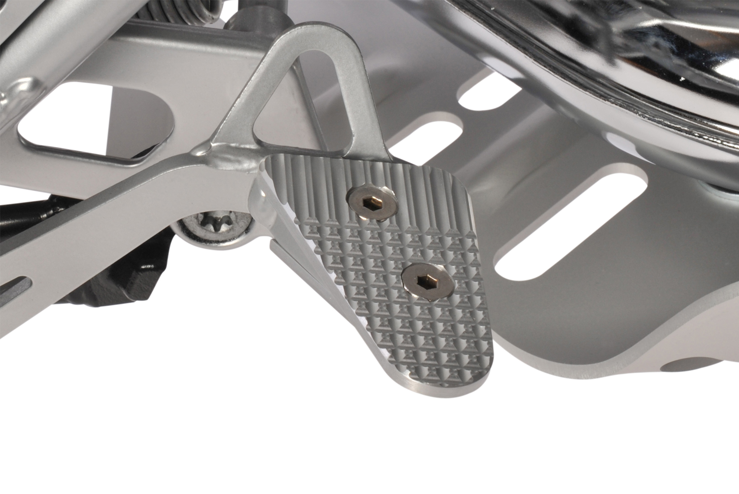 Brake lever extension GS models - silver - Image 2