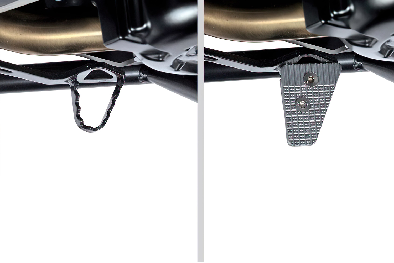 Brake lever extension GS models - silver - Image 3