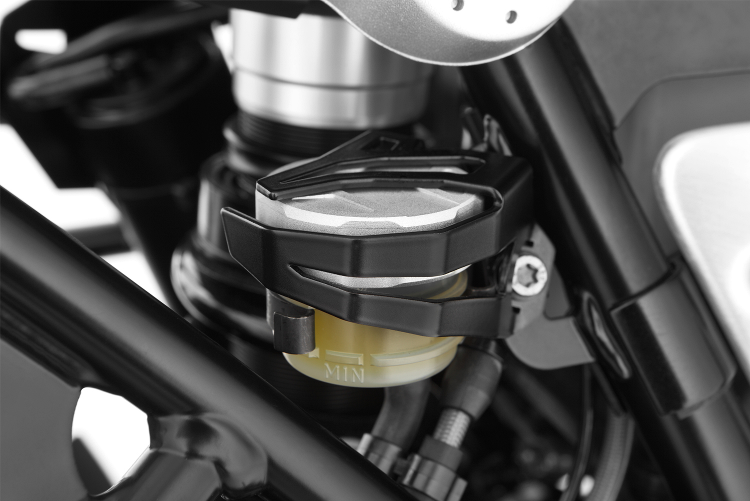 Brake reservoir protector rear - black R1200GS/Adv. - Image 2