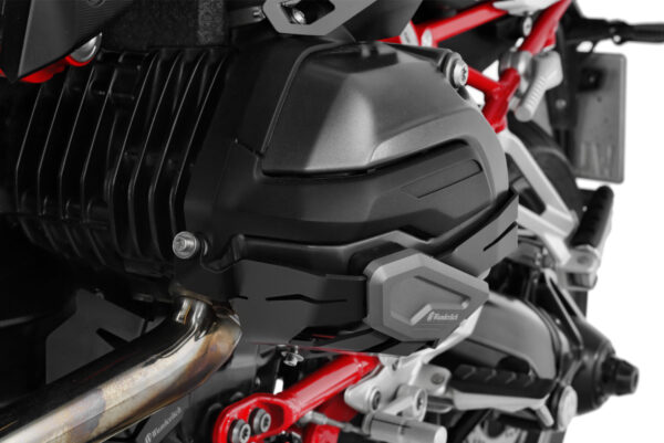 Valve cover & cylinder protectors left + right - black R1200GS/RT/RS LC - Image 5