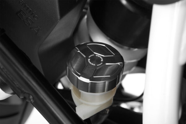 Brake reservoir aluminum cover rear - titanium R1200GS/R/RS LC, S1000RR - Image 4