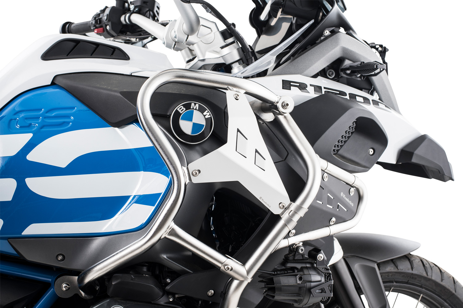 Wunderlich filler plate for reinforcement bar R 1200 GS LC Adventure - Set - black (2014-) - Image 3