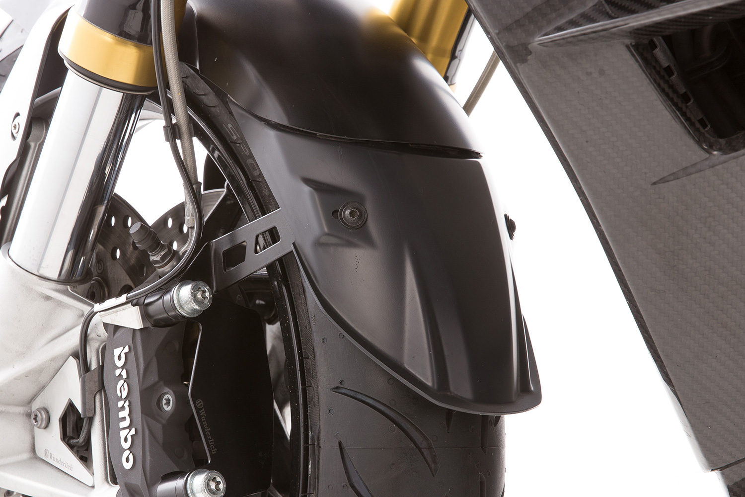 Wunderlich Mudguard extension EXTENDA FENDER XL S 1000 XR - front - black (-2019) - Image 5