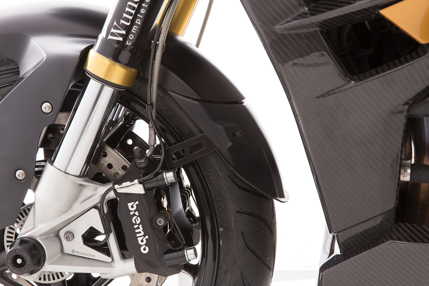 Wunderlich Mudguard extension EXTENDA FENDER XL S 1000 XR - front - black (-2019) - Image 6