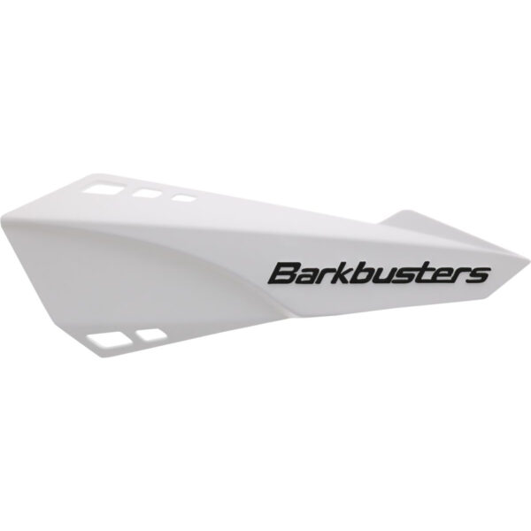 Barkbusters MTB käsisuojien muoviosat Valkoinen
