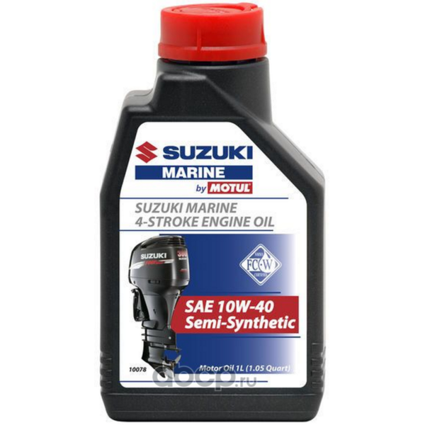 SUZUKI MARINE 4T 10W40 Technosynteettinen perämoottoriöljy 1 litra (106355)