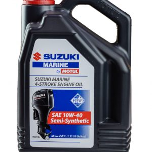SUZUKI MARINE 4T 10W40 Technosynteettinen perämoottoriöljy 5 litraa (106356)
