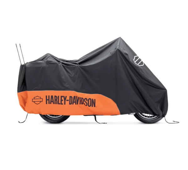 Harley-Davidson säilytyspeite musta/oranssi CVR, W/LOGO, FLT - Image 3