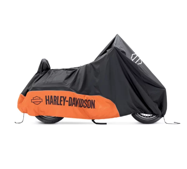 Harley-Davidson säilytyspeite musta/oranssi CVR, W/LOGO, FLT - Image 2